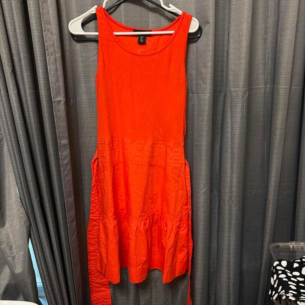 Tahari-asl Women's Orange and Red Dress